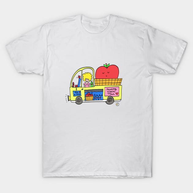 Apple Food Truck! T-Shirt by Mellowdays